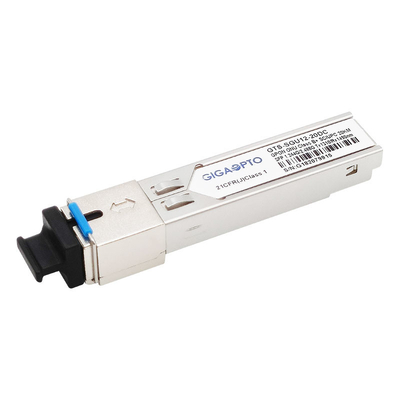 ONU ONT ক্লাস B+ GPON SFP ট্রান্সসিভার TX1.244G/RX2.488G 1310nm TX 1490nm RX SC UPC 20km DDM
