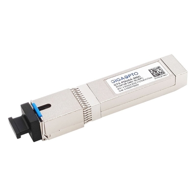 9.953Gbps XGS PON ONU SFP+ ট্রান্সসিভার মডিউল 1270nm 1577nm SMF SC APC 20km DOM