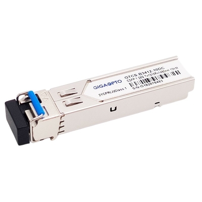 2 চ্যানেল BiDi CSFP মডিউল 1.25G 1000BASE BX Singlemode 1310nm RX1490nm 10km LC SMF