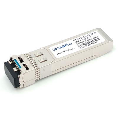 নন MSA 12G-SDI ভিডিও SFP 1310nm ডুয়াল অপটিক্যাল ট্রান্সমিটার মডিউল 10km LC DOM