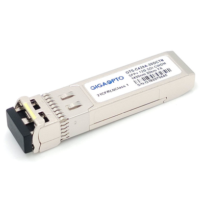 12Gb/S CWDM 1270 1450nm ভিডিও SFP ট্রান্সসিভার একক অপটিক্যাল ডিজিটাল ডায়াগনস্টিক ট্রান্সমিটার 20km LC