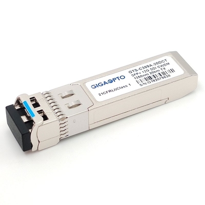 12G SDI CWDM ট্রান্সমিটার SFP+ Tx 1270~1450nm DFB ট্রান্সমিটার 20KM LC DOM MSA পিনআউট