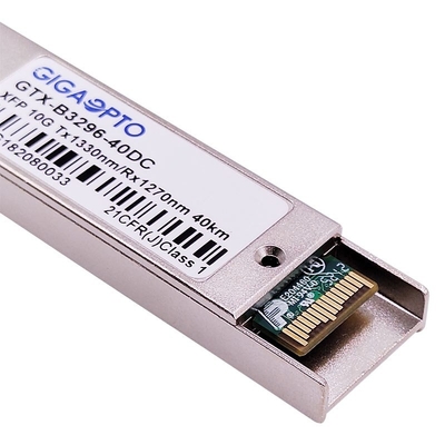 XFP BIDI ER40 10Gbps ফাইবার ট্রান্সসিভার মডিউল 1330nm / 1270nm 40km DOM