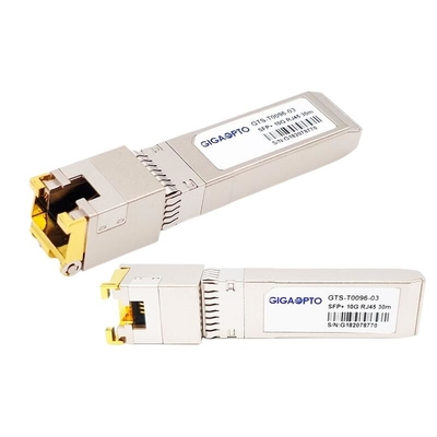 10GBASE-T কপার HP আরুবা JL563A সামঞ্জস্যপূর্ণ RJ45 SFP ট্রান্সসিভার 30m