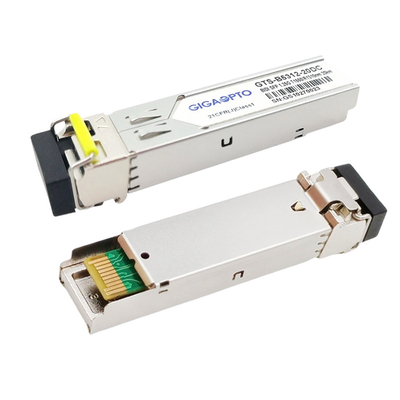 1000BASE-BX Cisco SFP ট্রান্সসিভার TX1550nm / RX1310nm 20km SMF GLC-BX-20D
