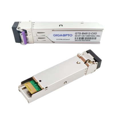 SMF GLC-BX120-U এর জন্য 1000BASE-BX SFP 1490nm / 1550nm Cisco BIDI ট্রান্সসিভার LC 120km