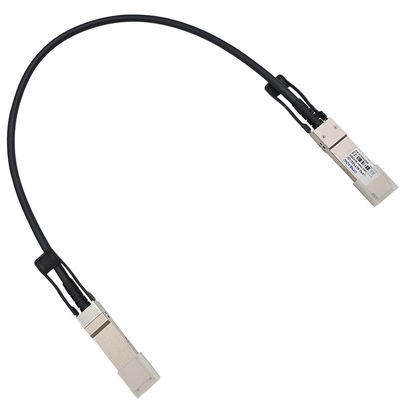 Cisco QSFP-100G-CU এর জন্য 100G QSFP28 থেকে QSFP28 DAC PCC প্যাসিভ টুইন্যাক্স কপার কেবল