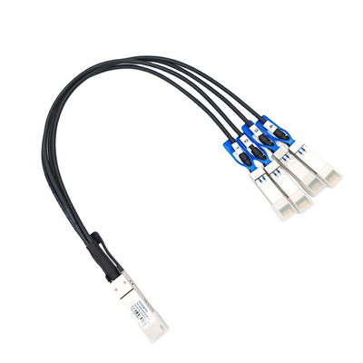 Cisco QSFP-4SFP25G-CU এর জন্য 100G QSFP28 থেকে 4x25G SFP28 সরাসরি সংযুক্ত কপার কেবল