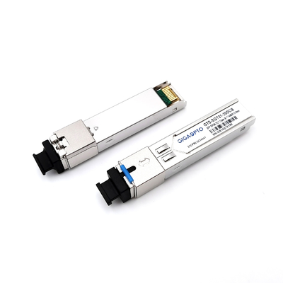 3.3V 20Km SFP মডিউল নেটওয়ার্কিং উচ্চ গতির ডেটা ট্রান্সফার দীর্ঘ দূরত্ব সংযোগের জন্য ট্রান্সিভার