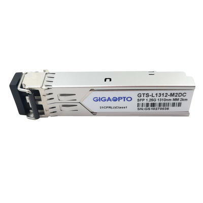 SFP 1000BASE-SX 1310nm MMF 2km DOM 1.25G অপটিক্যাল ট্রান্সসিভার মডিউল ডুপ্লেক্স এলসি