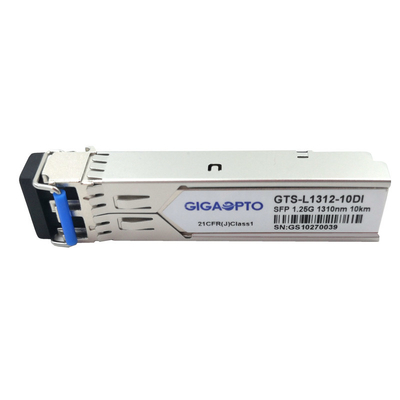 1.25G SFP 550m MMF/10km SMF 1310nm ইন্ডাস্ট্রিয়াল DOM LC ট্রান্সসিভার মডিউল 1000BASE-LX/LH