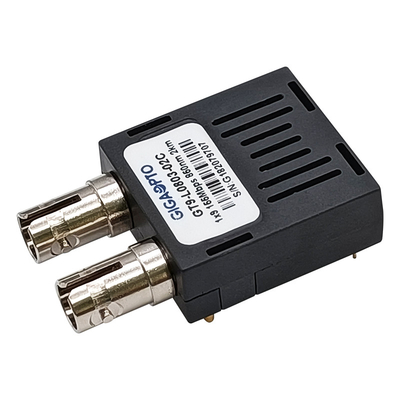 155Mbps 1x9 অপটিক্যাল ট্রান্সসিভার 2km MMF Duplex SC FC ST 850nm ট্রান্সসিভার LVPECL PECL