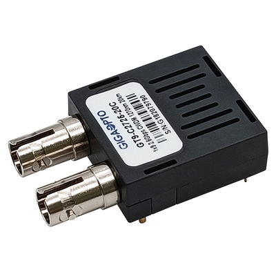 DFB 1x9 অপটিক্যাল ট্রান্সসিভার 2.5Gbps CWDM 1270nm 1610nm 20km ডুপ্লেক্স SC ST FC SMF মডিউল