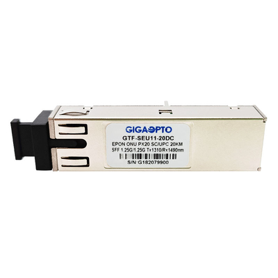 EPON SFF মডিউল ONU PX20 1.25G SFF 2x10 TX1310nm/RX1490nm SC UPC SMF DDM