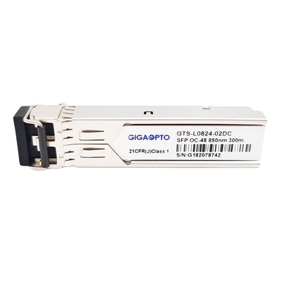 2.5Gbps SFP OC-48/STM-16 SR-0 850nm 300m MMF ডুপ্লেক্স LC DOM ট্রান্সসিভার মডিউল