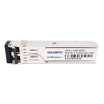 OC-3/STM-1 SR-0 155Mbps 1310nm MMF 2km SFP ট্রান্সসিভার মডিউল ডুপ্লেক্স LC DOM