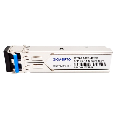 622Mbps OC-12/STM-4 LR-1 SFP 1310nm 40km SDH/SONET ট্রান্সসিভার মডিউল LC SMF DOM