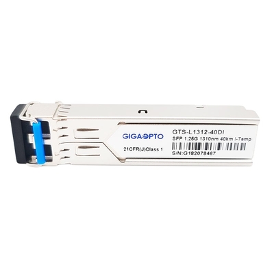 1.25G 1000BASE EX ইন্ডাস্ট্রিয়াল SFP ট্রান্সসিভার 1310nm 40km SMF ডুপ্লেক্স LC DOM মডিউল