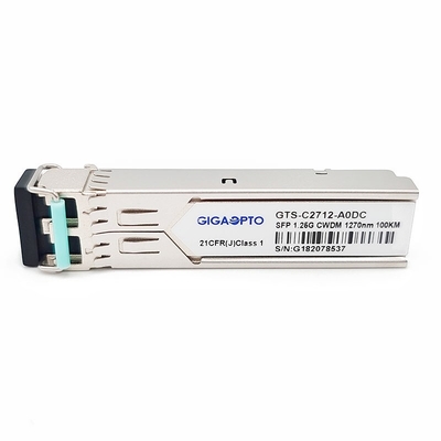 1.25G 1270 ~ 1610nm 100km 1000BASE CWDM SFP ট্রান্সসিভার মডিউল SMF DOM ডুপ্লেক্স LC