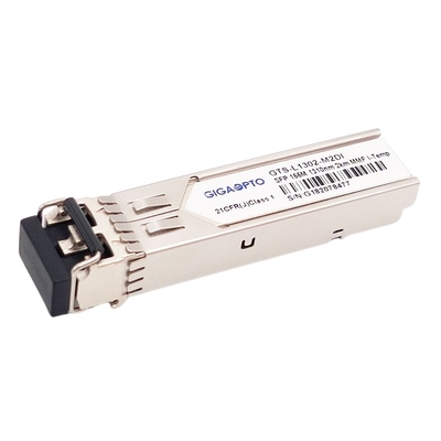 ইন্ডাস্ট্রিয়াল SFP অপটিক্যাল ট্রান্সসিভার মডিউল 100BASE FX ডুপ্লেক্স LC 1310nm MMF 2km 155Mbps DOM