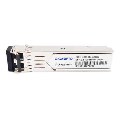 2G SFP 850nm MMF 300m ফাইবার চ্যানেল মডিউল ট্রান্সসিভার মডিউল DOM ডুপ্লেক্স এলসি