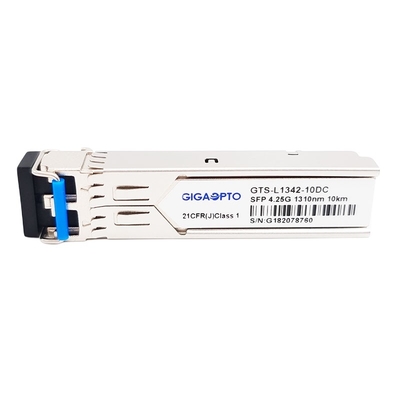 4G ফাইবার চ্যানেল মডিউল SFP 1310nm 10km SMF ডুপ্লেক্স LC DOM 4.25G ট্রান্সসিভার মডিউল