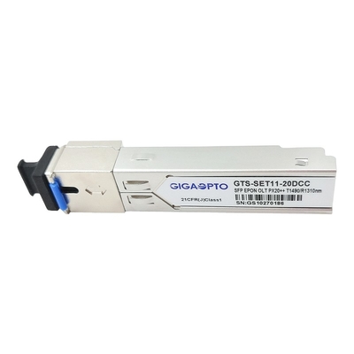 DDM SC SFP ট্রান্সসিভার মডিউল EPON OLT PX20++ 1.25G PX30 TX1490nm RX1310nm 20km