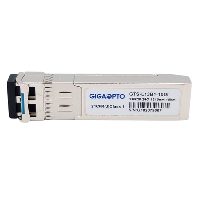 SMF 1310nm 25G LR SFP28 অপটিক্যাল ট্রান্সসিভার DOM 10km