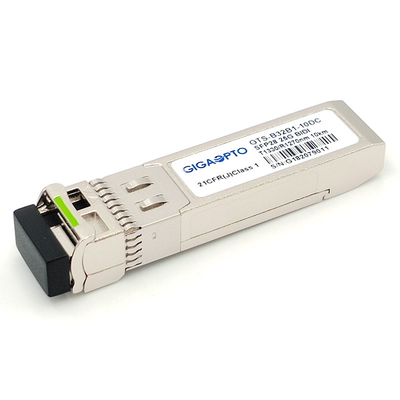 SFP28 25GBASE দ্বিমুখী SFP মডিউল 1330nm TX 1270nm RX 10km Simplex LC SMF DOM