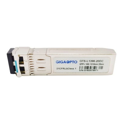 SFP+ 10G ELR একক মোড ফাইবার SMF 20km অপটিক্যাল ট্রান্সসিভার মডিউল 1310nm LC DDM