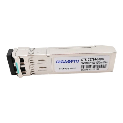 10Gbps SFP+ CWDM LR 1270 1610nm অপটিক্যাল ট্রান্সসিভার মডিউল SMF 10km LC DOM