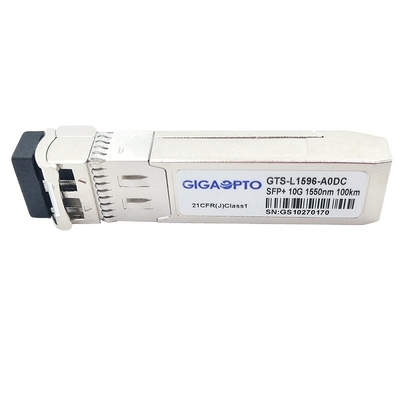 1550nm SFP+ অপটিক্যাল ট্রান্সসিভার 10GBASE EZR SMF LC অপটিক্যাল ট্রান্সসিভার মডিউল DOM SFP 10G 100km