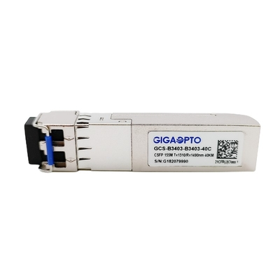 ডুয়াল চ্যানেল 155Mbps কমপ্যাক্ট SFP BIDI ট্রান্সসিভার TX1310nm RX1490nm LC 40km DOM