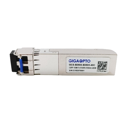 2 Fiber 100Base CSFP BIDI EX TX 1310nm RX 1550nm ট্রান্সসিভার LC 40km DOM