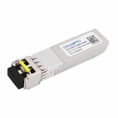 1000BASE CSFP ডুয়াল BIDI ট্রান্সসিভার 40km TX1550 RX1310 SM LC DOM
