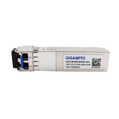 2.5Gbps CSFP ডুয়াল BIDI 20km TX1310 RX1490 ট্রান্সসিভার LC DOM