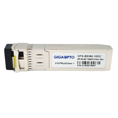 6G SDI ভিডিও TX1550nm RX1310nm 10km BIDI ট্রান্সসিভার মডিউল MSA