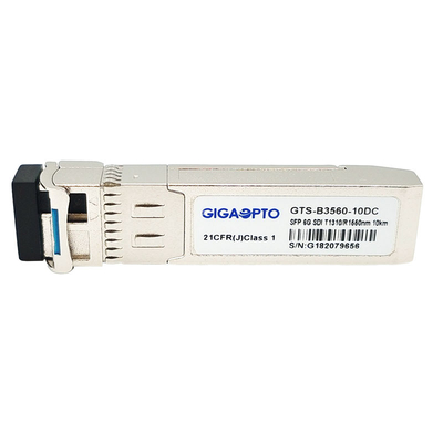 6G SDI SMPTE SFP BIDI LC TX1310nm RX1550nm 10km ট্রান্সসিভার মডিউল MSA