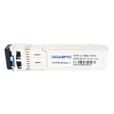32G FC LW SFP28 ফাইবার চ্যানেল ট্রান্সসিভার 1310nm 10km SMF LC DOM