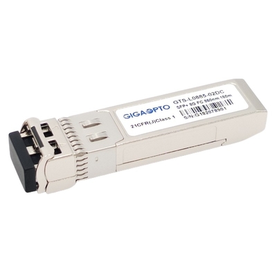 8G ফাইবার চ্যানেল 8GFC SFP+ SW 850nm ফাইবার ট্রান্সসিভার মডিউল 300m DOM LC MMF