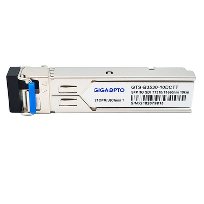 3G-SDI 1-ফাইবার BiDi ডুয়াল ট্রান্সমিটার 1310nm/1550nm 10km ভিডিও প্যাথলজিকাল প্যাটার্ন মডিউল নন MSA পিনআউট