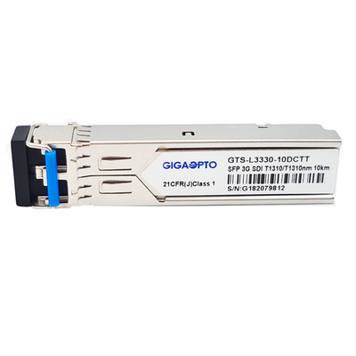 3Gbps ডুয়াল ট্রান্সমিটার অপটিক্যাল মডিউল 1310nm 10km ভিডিও প্যাথলজিকাল প্যাটার্ন সমর্থন করে