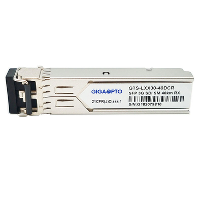 SD/HD/3G-SDI MSA পিনআউটের জন্য 3G ডিজিটাল ভিডিও একক রিসিভার মডিউল 1310nm 40km