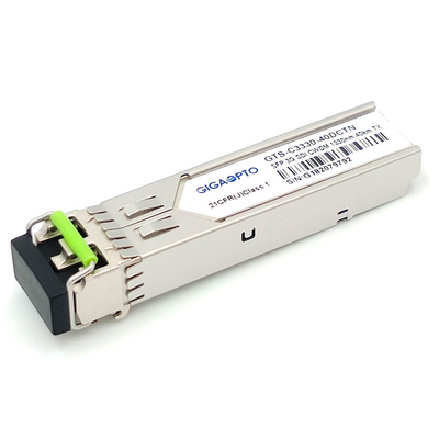 3G-SDI SFP CWDM একক ট্রান্সমিটার মডিউল 1270nm-1610nm 40KM SMF LC DDM নন MSA