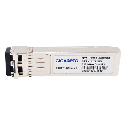 12G-SDI SFP+ ডুয়াল রিসিভার মডিউল 10km LC DOM নন MSA পিনআউট