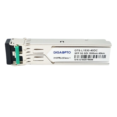 SMPTE 3G-SDI SFP 1550nm 40km অপটিক্যাল ট্রান্সমিটার রিসিভার মডিউল MSA DDMI