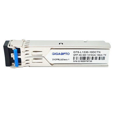 SD/HD/3G SDI-এর জন্য নন MSA 3G SDI SFP Tx 1310nm 10km ভিডিও প্যাথলজিকাল প্যাটার্নস একক ট্রান্সমিটার মডিউল DDM