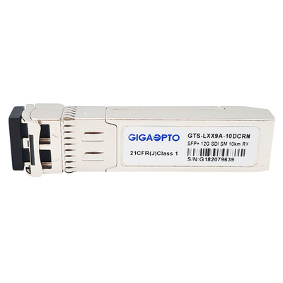12G 6G 3G HD SD-SD এর জন্য NON MSA 12G SDI ভিডিও SFP রিসিভার 1310nm 10km LC