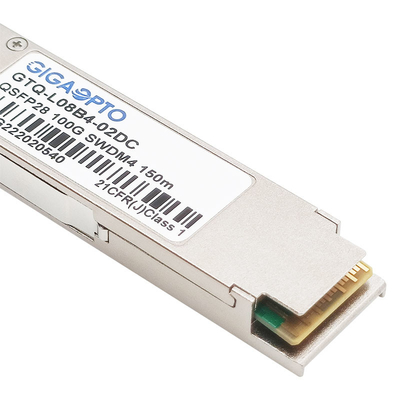100GBASE-SWDM4 QSFP28 850nm-940nm MMF ট্রান্সসিভার 100m DOM LC