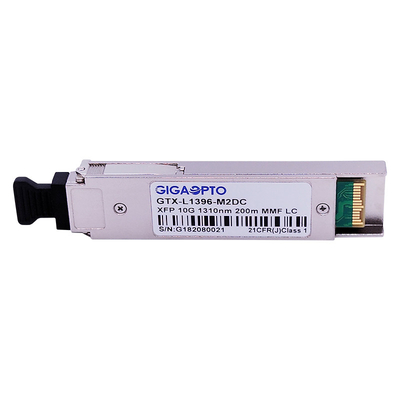 10G XFP LRM অপটিক্যাল ট্রান্সসিভার মডিউল FP 1310nm MMF 220m ওভার OM3 MMF DOM